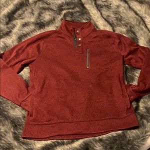 LN.. Men’s Pull Over Snap Collar Sweater L